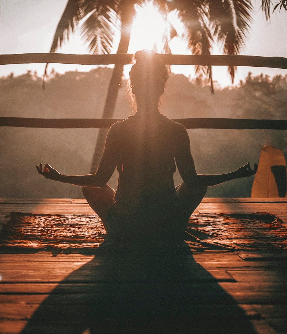 A welcoming, tranquil therapy space at sunset